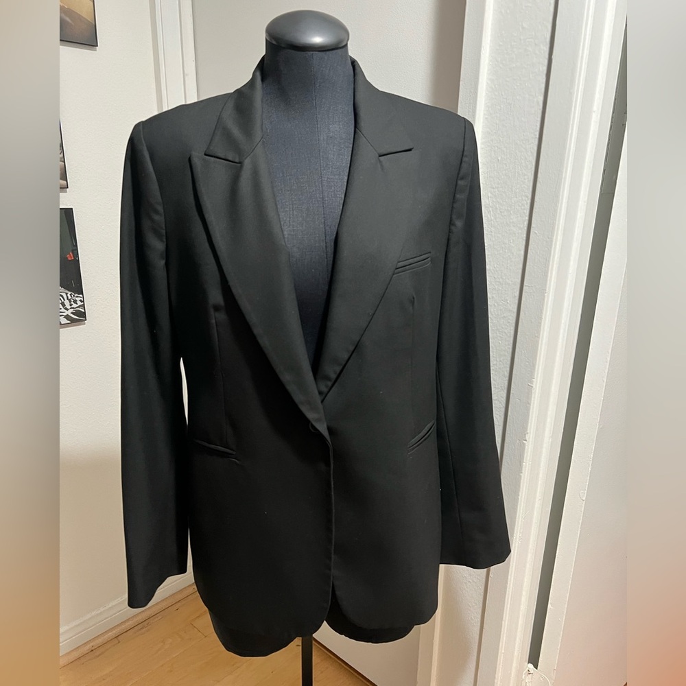 Zara black suit jacket
